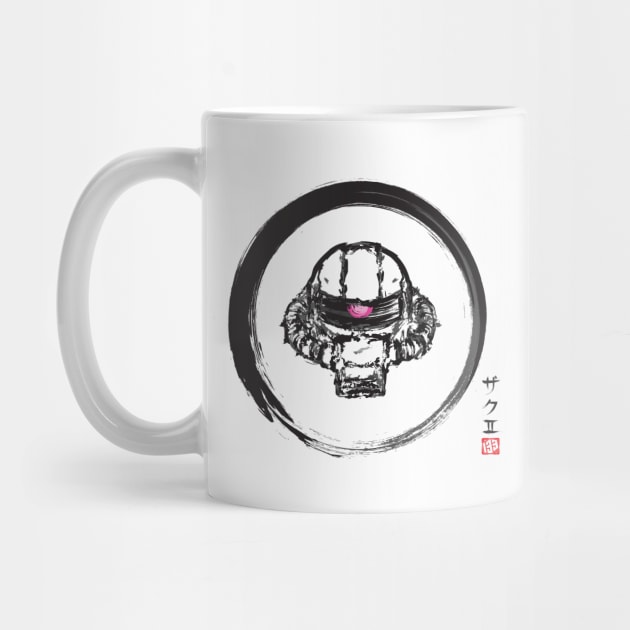 Gundam / Zaku (Black Ink) by Apparel133